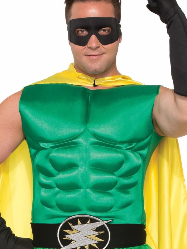 Adult Hero Muscle Chest Green