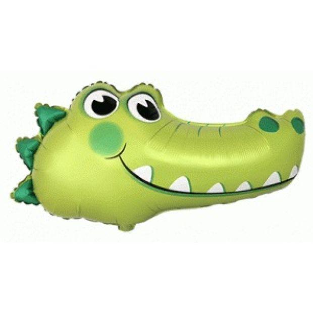Balloon Foil Shape Crocodile/Alligator Head 42cm X 79cm