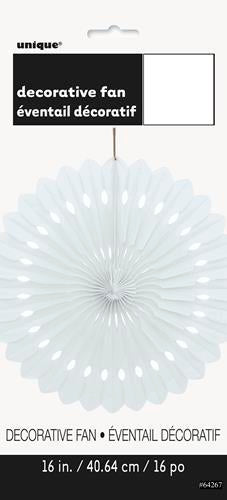 Fan Decorative White 40cm