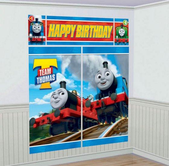 Thomas All Aboard Scene Setter Wall Decoration Kit