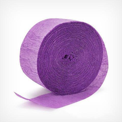 Crepe Streamer Lavender 45mm X 25m