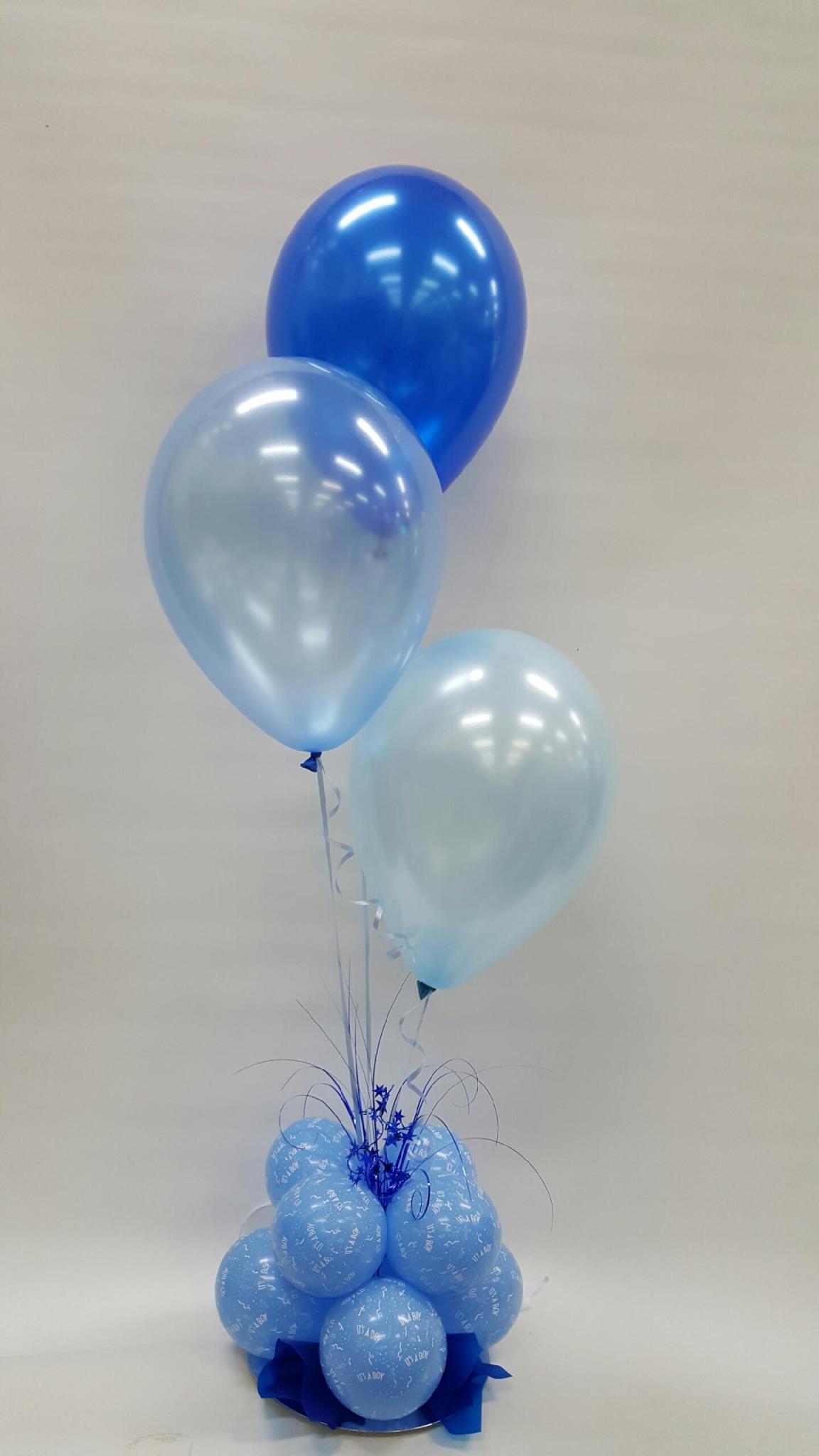 Balloon Bouquet Romance Base With Latex Blue