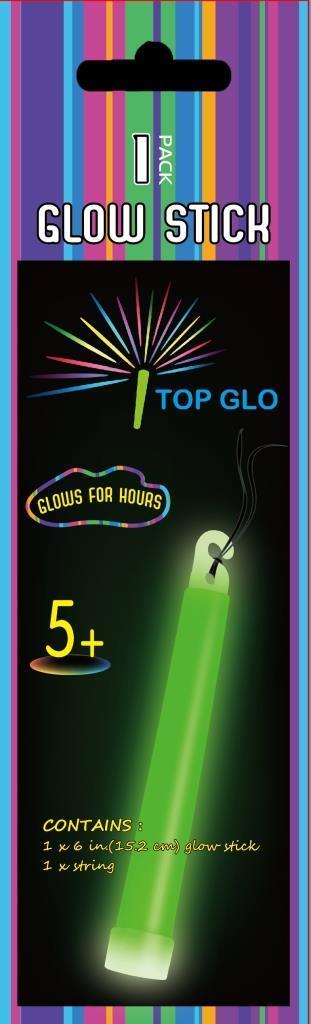 Glow In The Dark Light Stick On String 15cm Pk/1