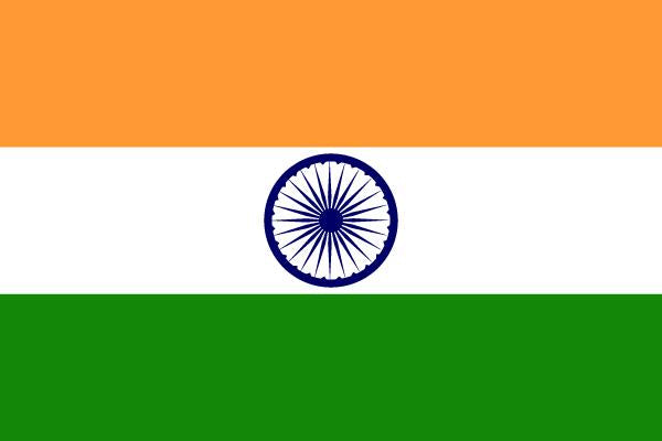 Flag India 30x45cm Hand Waver