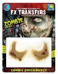 Transfer 3D Zombie Cheekbones Mediu