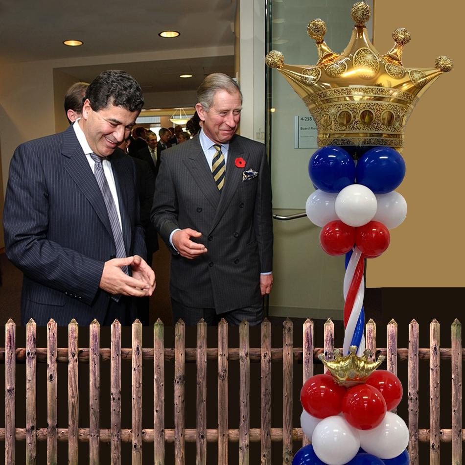 Balloon Décor Party Pole Royal Coronation
