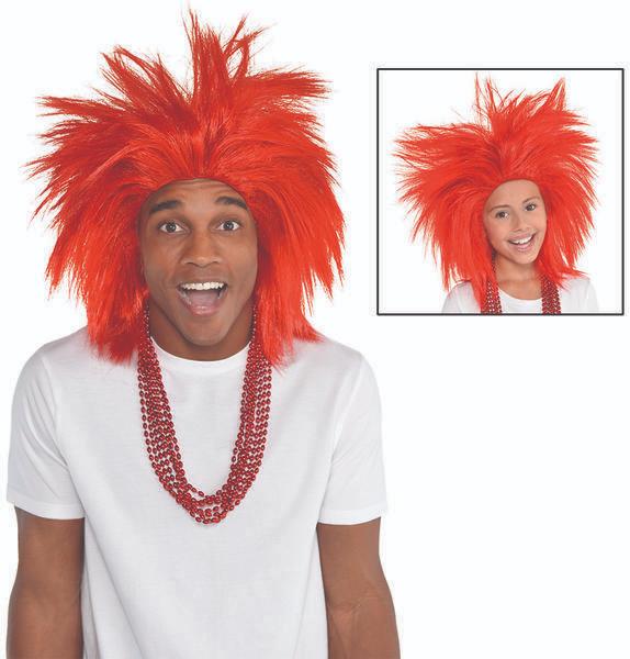 Red Crazy Zany Wig