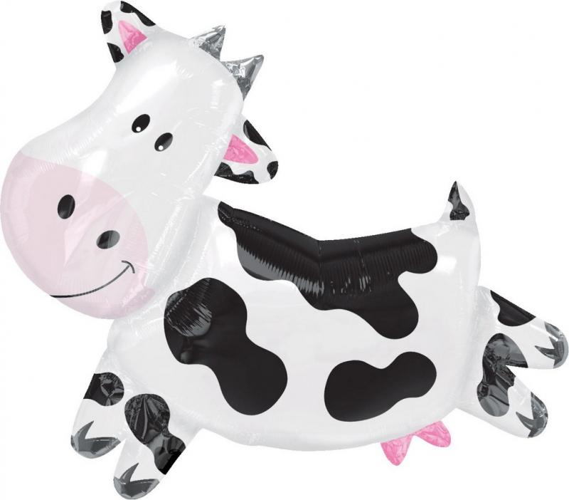 Balloon Foil Shape Cow 71 X 76cm