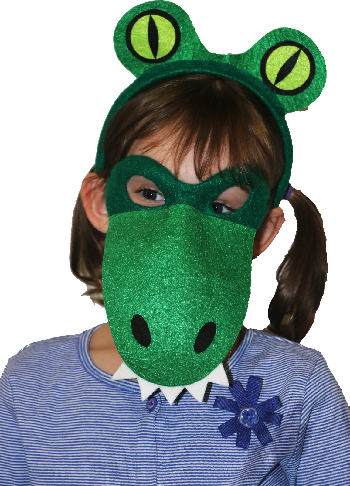 Animal Costume Mask Set Deluxe Alligator/Crocodile