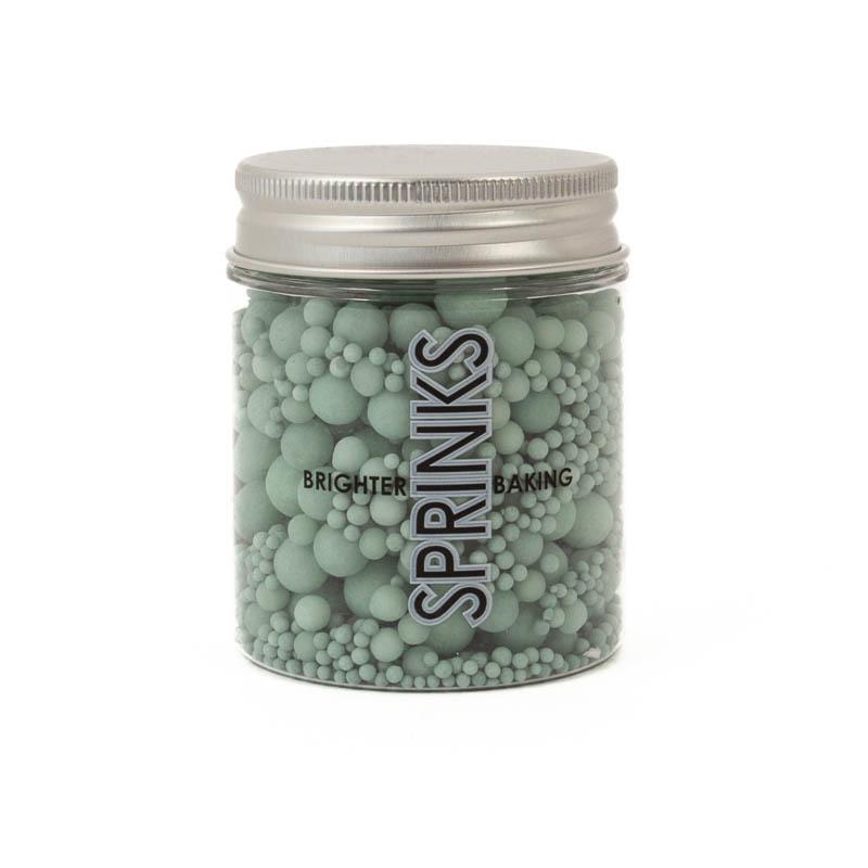 Round Ball Sprinkles Pastel Green Bubble Bubble 65g