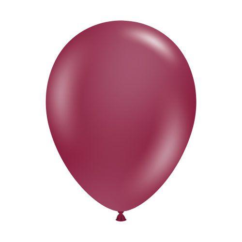 Latex Balloons 30cm Sangria Maroon Fashion Tuftex Pk/100