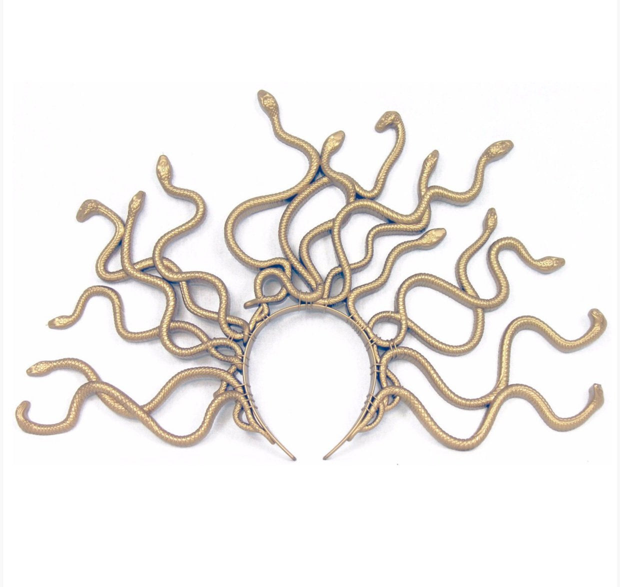 Headband Medusa Gold Snake