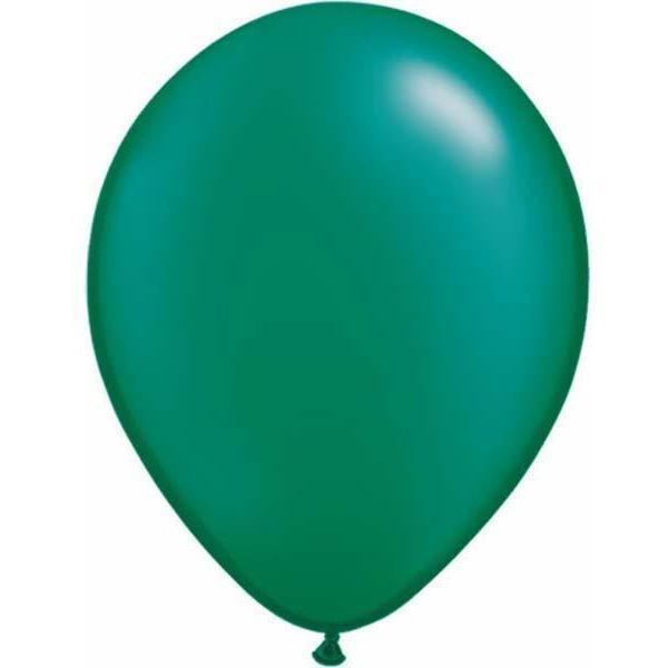 Latex Balloons 30cm Emerald Green Pearl Pk/100