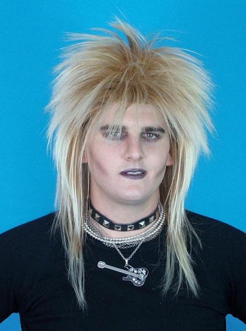 Wig Mullet Blonde Rockstar Deluxe