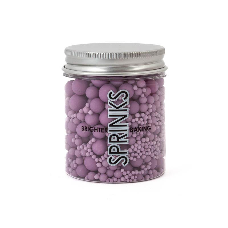 Round Ball Sprinkles Pastel Lilac Bubble Bubble 65g