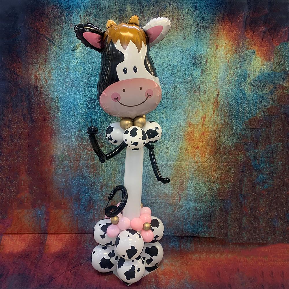 Balloon Bouquet Moo Cow Upright