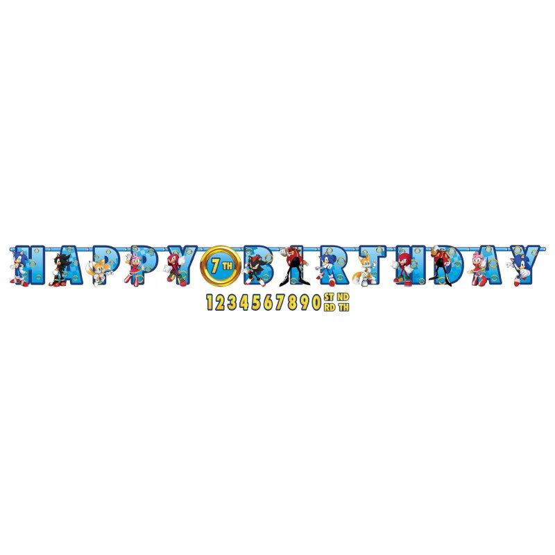 Sonic 2 The Hedgehog Party Banner