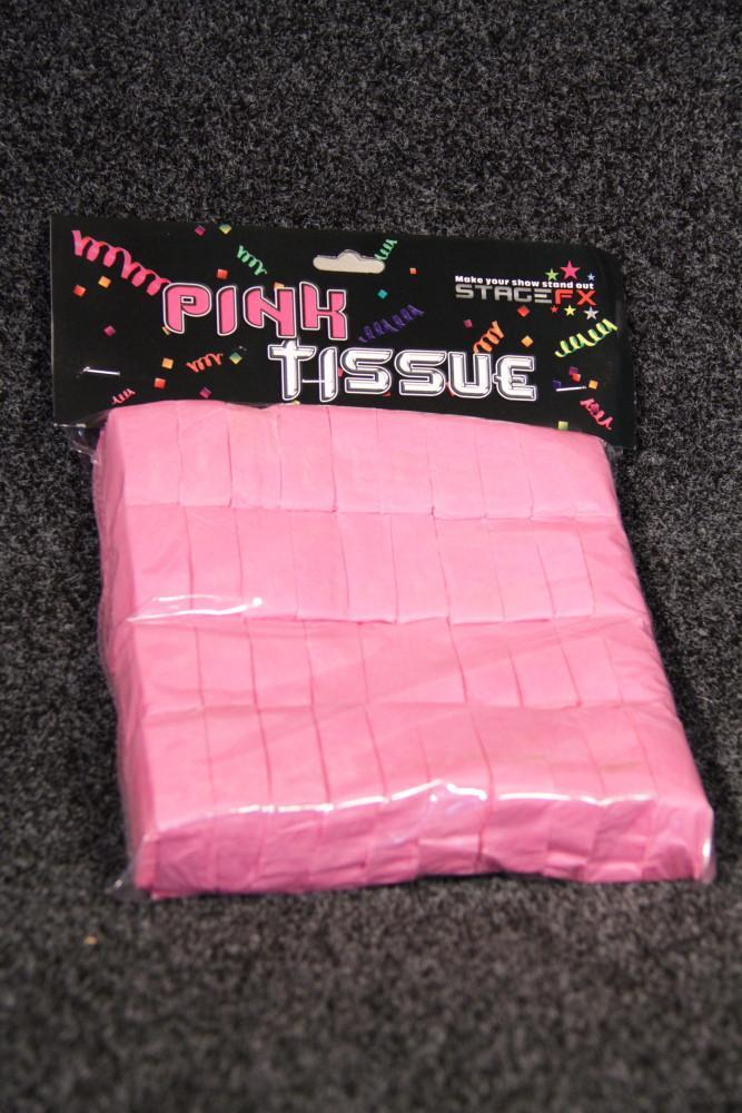 Bulk Pink Rectangle Paper Confetti 5x2cm 950g