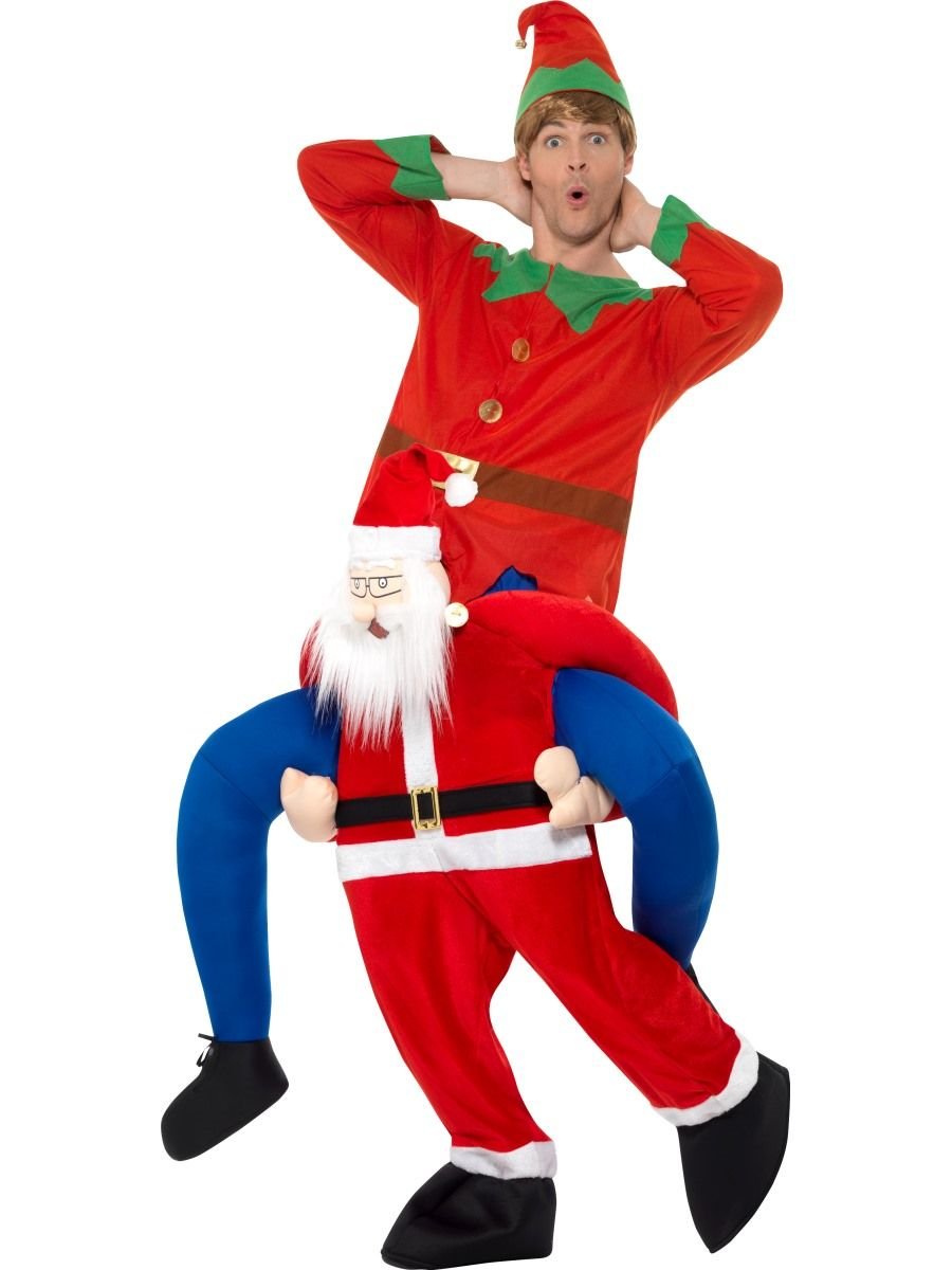 Costume Adult Funny Piggyback Santa Christmas/Xmas