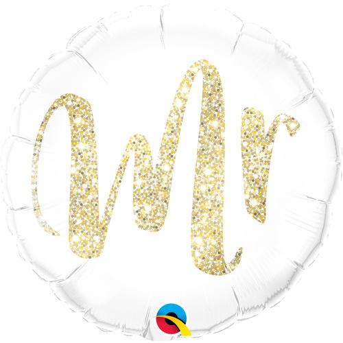 Balloon Foil 45cm Mr Glitter