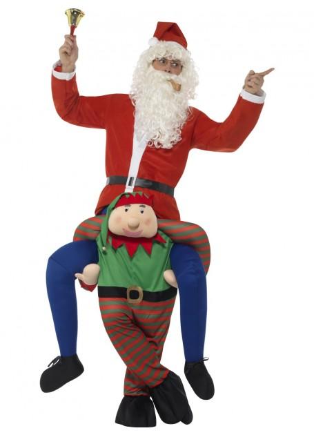 Costume Adult Funny Piggyback Elf Christmas/Xmas