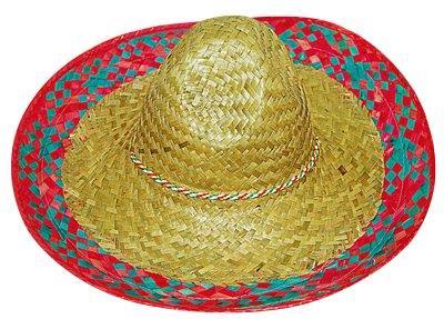 Hat Sombrero Mexican With Checks