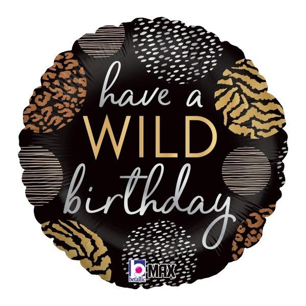 Balloon Foil 45cm Wild Birthday Safari Jungle