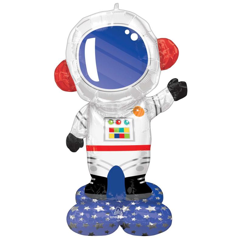 Balloon Foil Airloonz Astronaut Space 144cm X 81cm