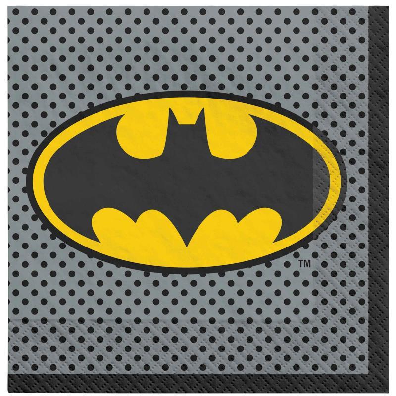 Batman Heroes Unite Napkins Lunch Pk/16