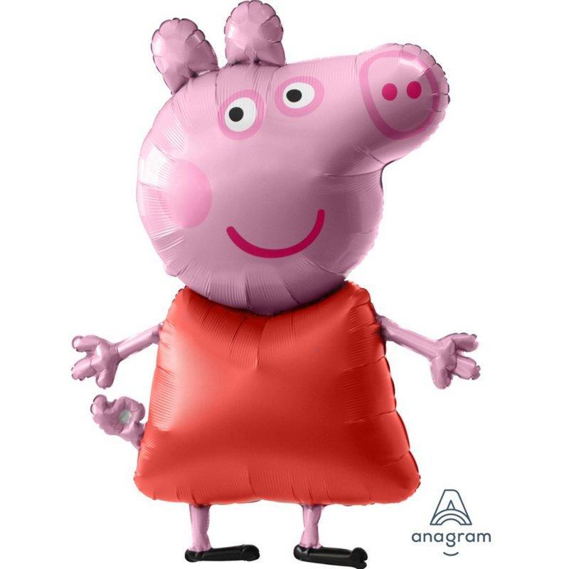 Balloon Foil Airwalker Peppa Pig 91cm X 121cm