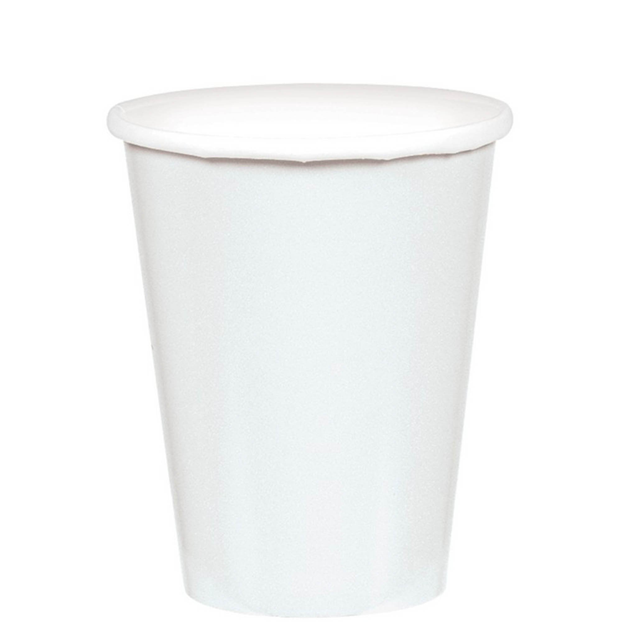 Cups 266ml Paper Frosty White 20 Pack