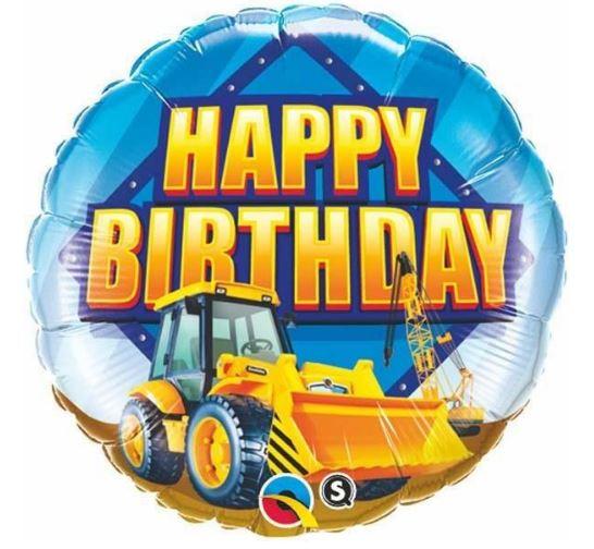 Balloon Foil 45cm Birthday Construction