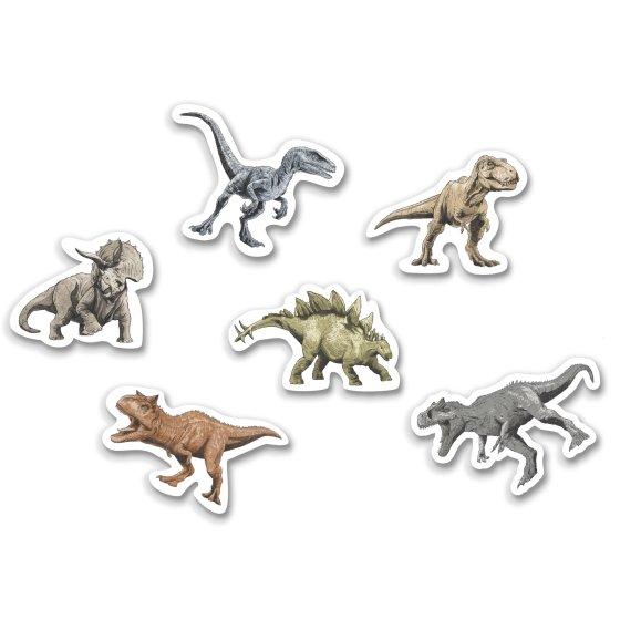 Jurassic Dinosaur Erasers Pk/6