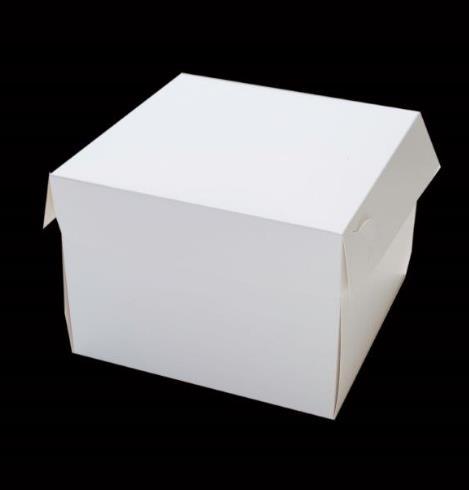 Cake Box Square 25 X 25 X 15cm H