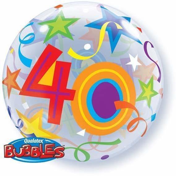 Balloon Bubble 40 Brilliant Stars 56cm  Last Chance Buy