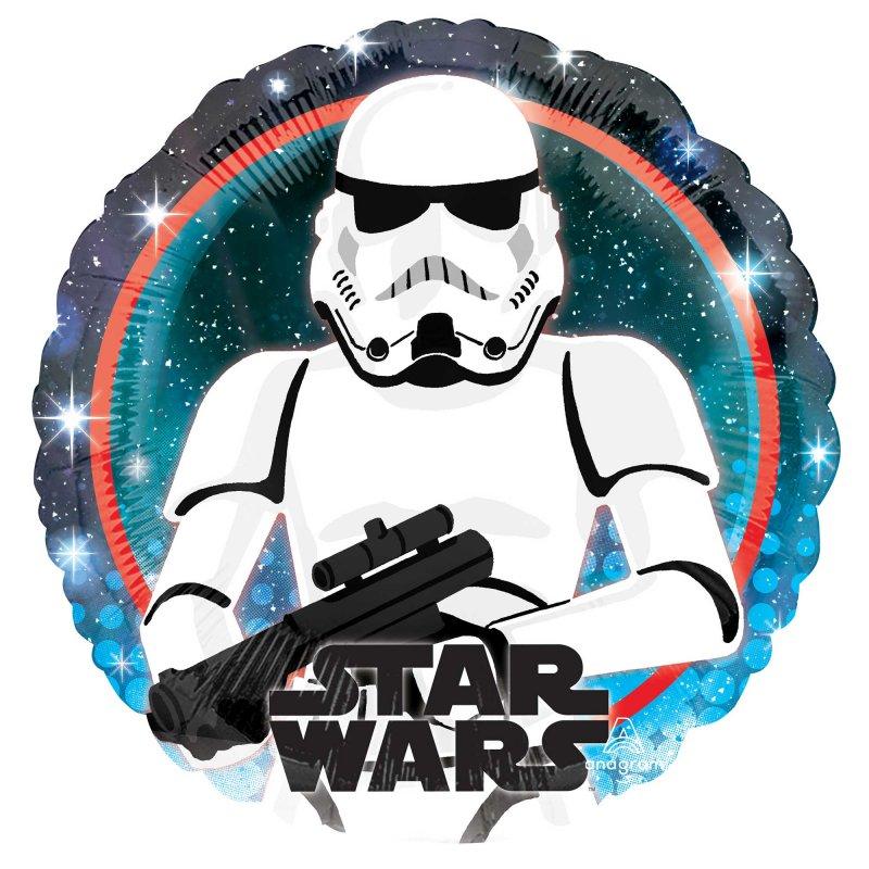 Balloon Foil 45cm Star Wars Stormtrooper Galaxy