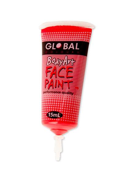Face Paint Red Brilliant 15ml - Discontinued Line Last Chance To Buy