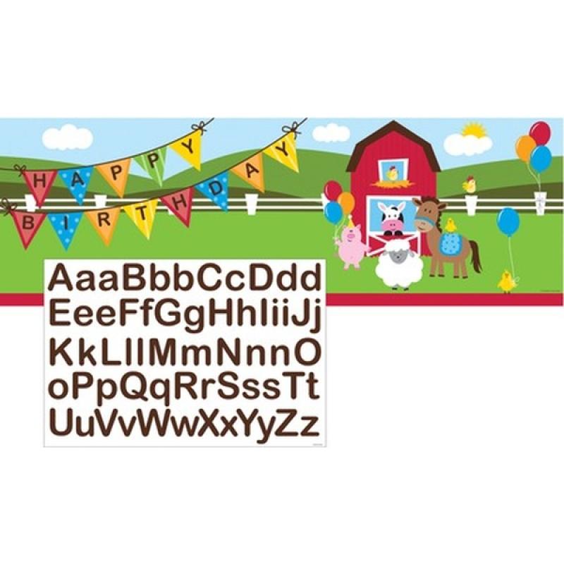 Farmhouse Banner Plastic Giant