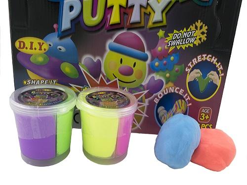 Putty Bouncing Twin Colour Assorted Each