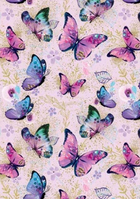 Gift Wrapping Paper Butterflies