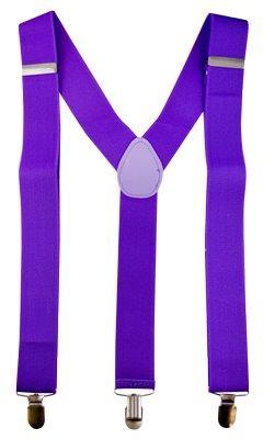 Suspenders/Braces Neon Purple
