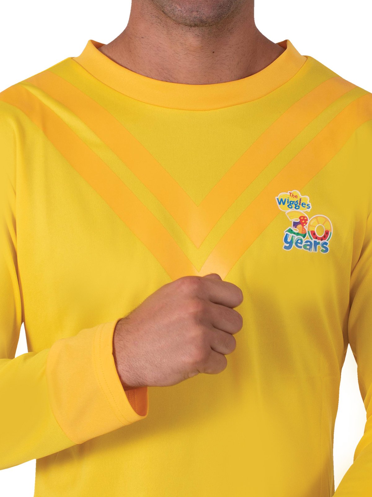 Costume Adult Wiggle Yellow Deluxe Top Large