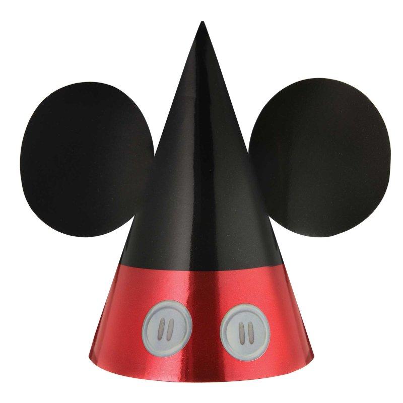 Mickey Forever Party Cone Hats Pk/8