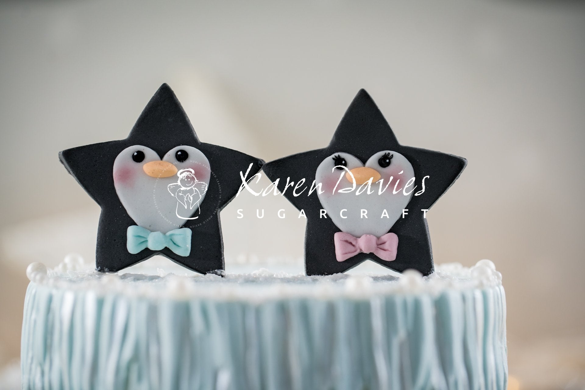Mould Christmas Star Penguin Karen Davies- Last Chance