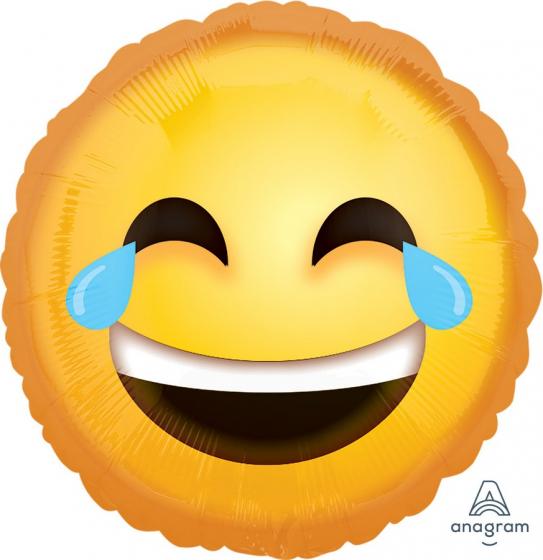 Balloon Foil 45cm Laughing/Joy Emoji