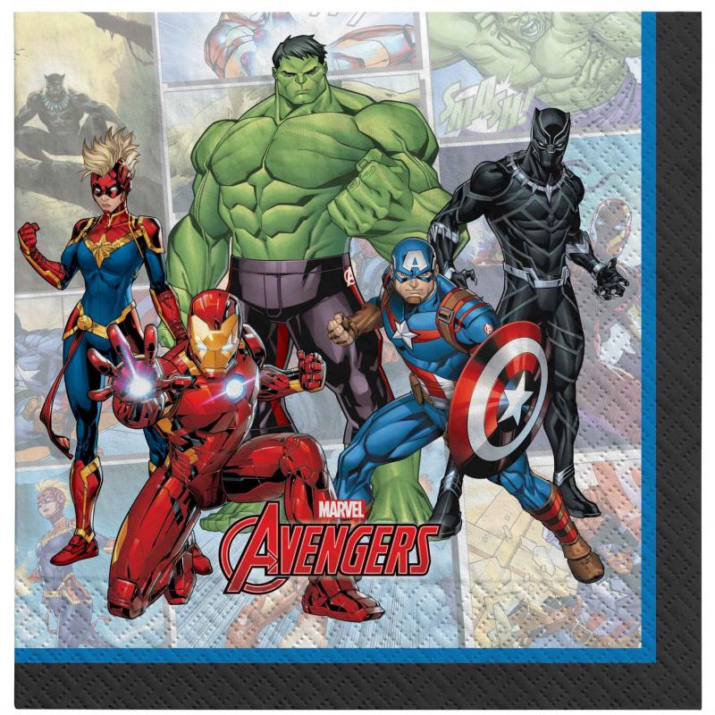 Avengers Powers Unite Lunch Napkins Pk/16